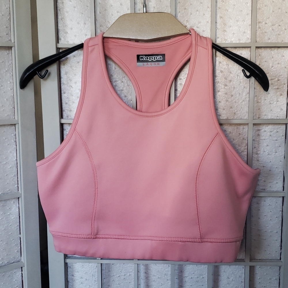 Kappa pink sport woman bra not padded size  L